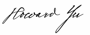 Howard Yu signature